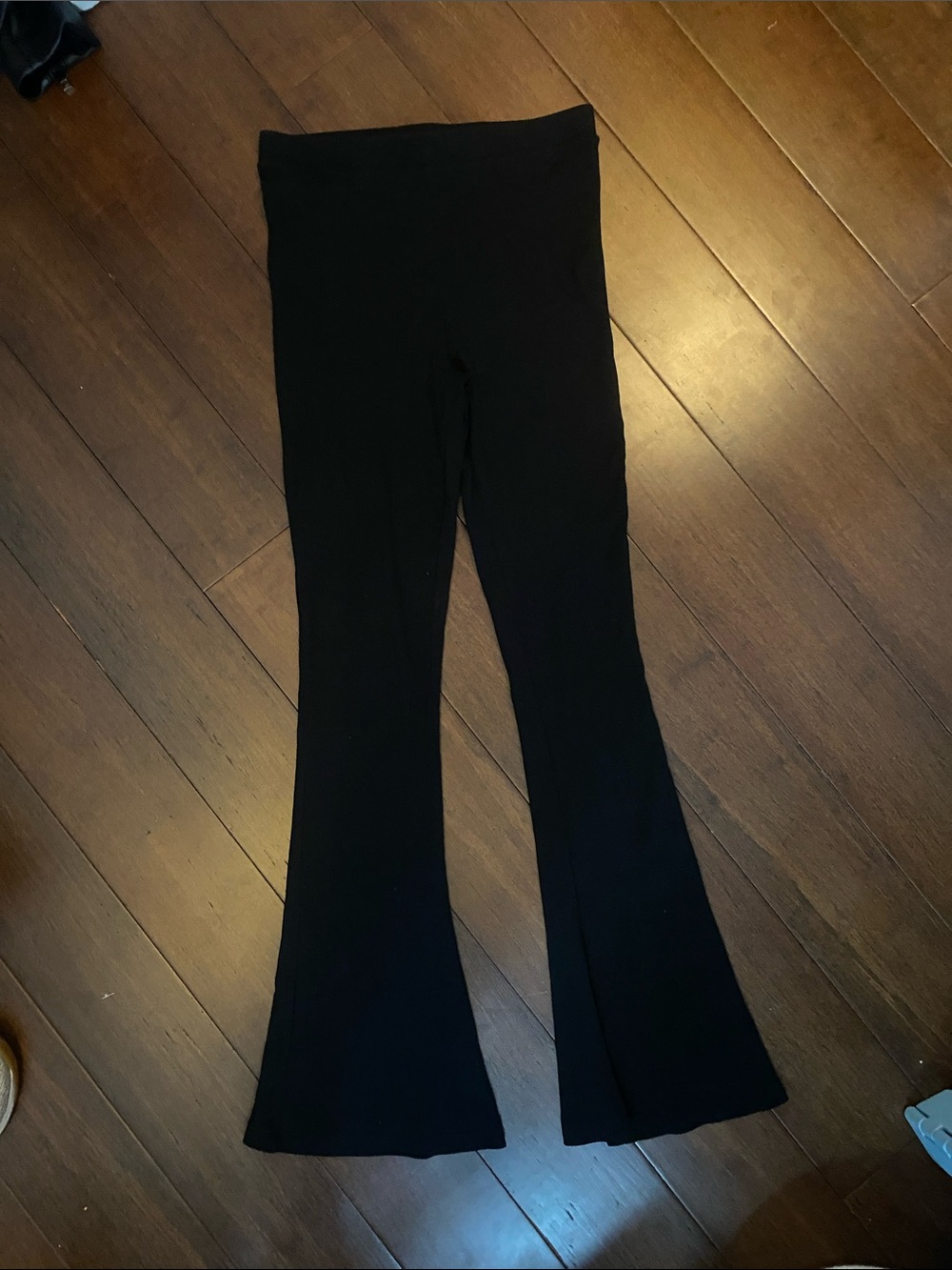 Primark Black Flared Knit Pants